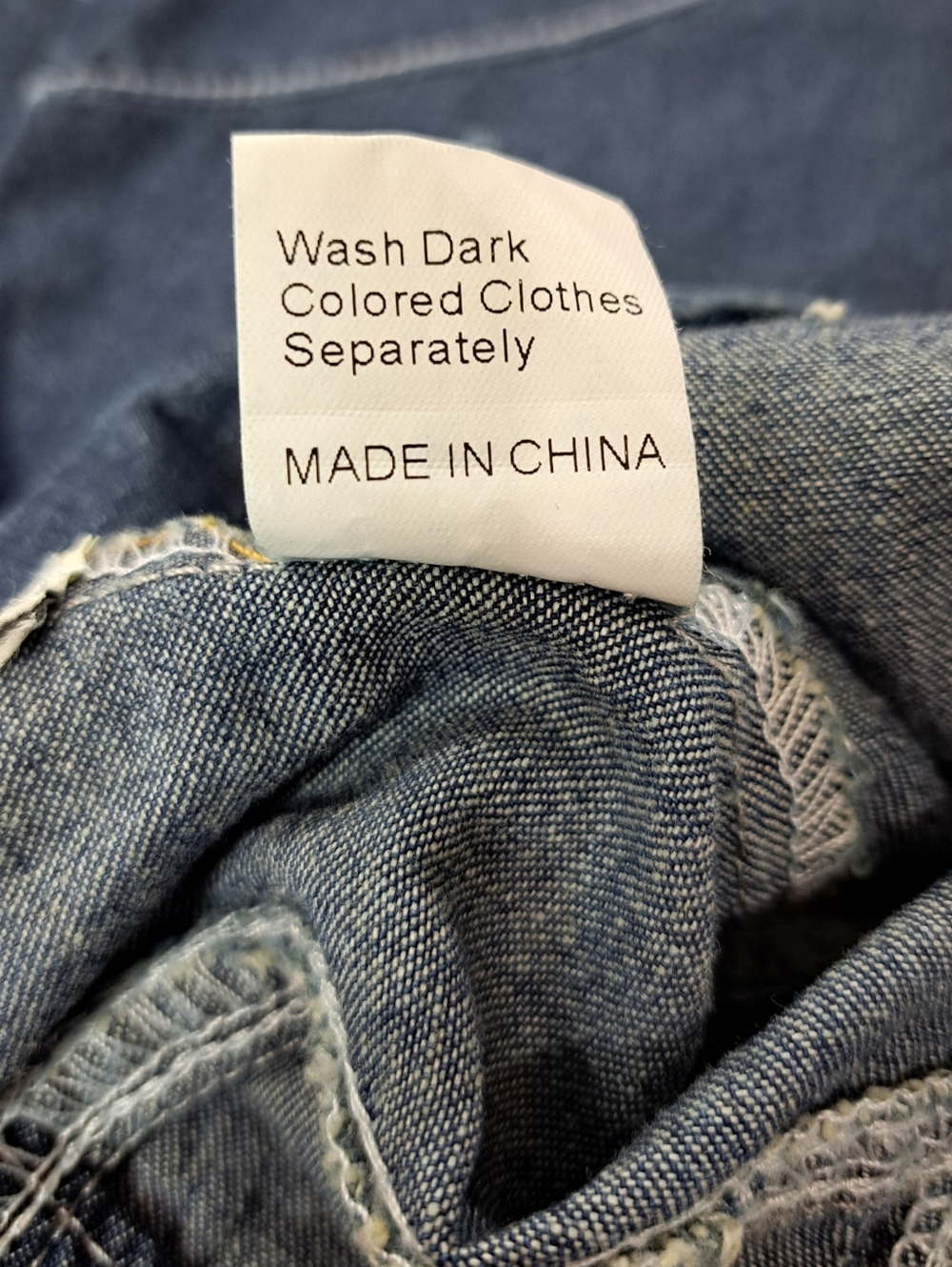 Denim Button-Front Maxi Dress - Dark Blue - Picture 8 of 12